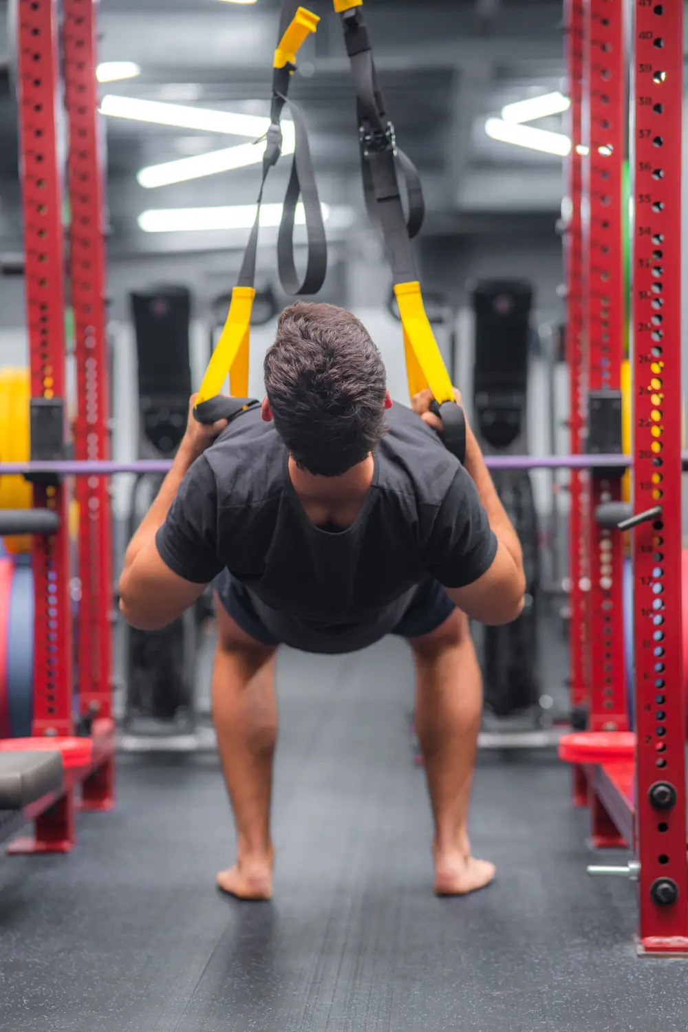 Entrenamiento en suspensión TRX