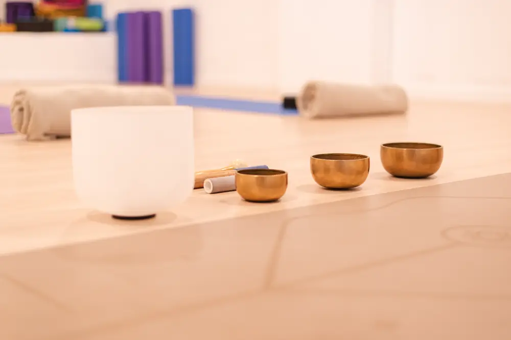 Cuencos de la sala de bienestar